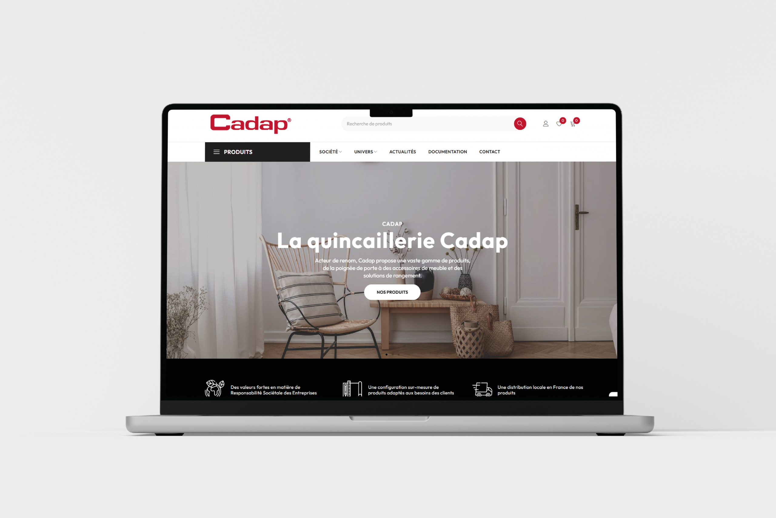 Lancement site Cadap