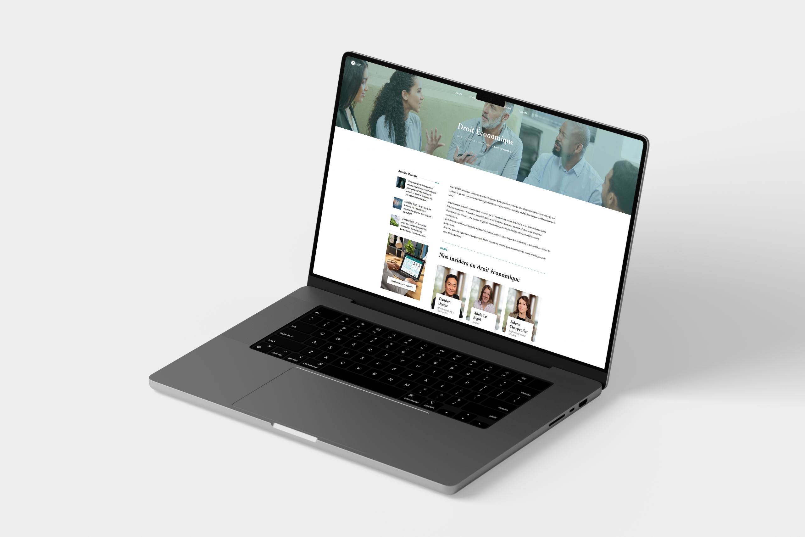 Création de site web cabinets d'avocats